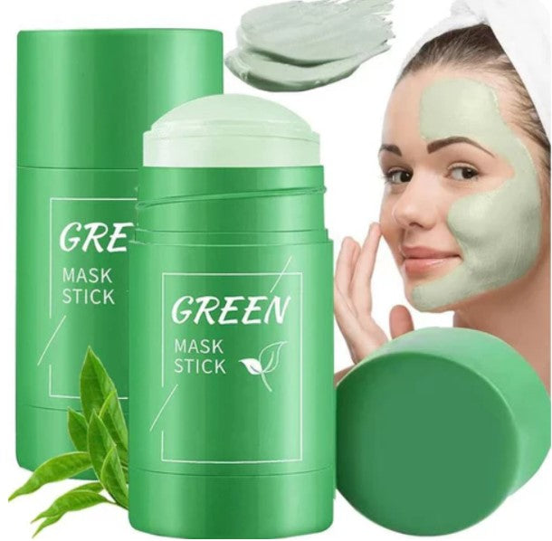 MASCARILLA FACIAL DE TÉ VERDE EN STICK - LIMPIEZA PROFUNDA Y REFRESCANTE