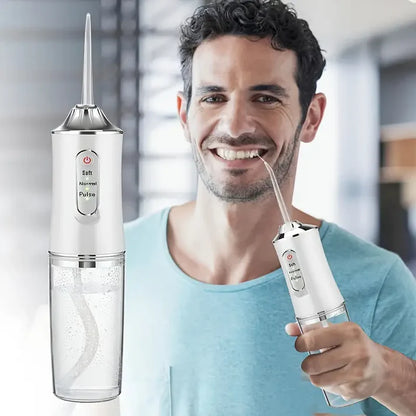 IRRIGADOR DENTAL PORTATIL PARA LIMPIEZA PROFUNDA